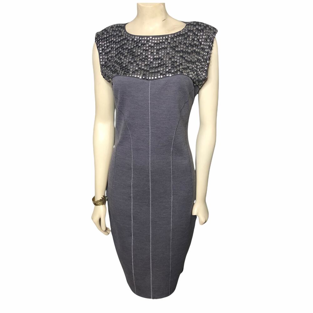Ted Baker Studded Gray Dress